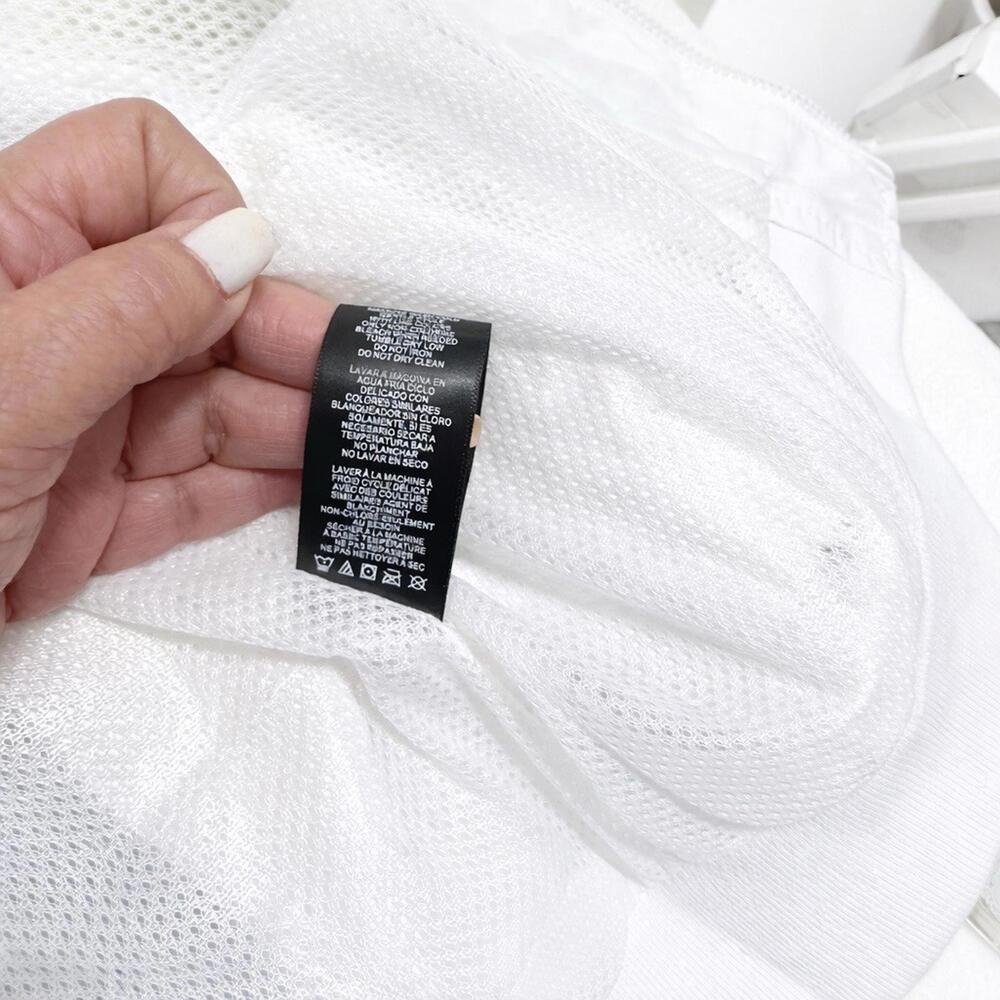 Members Only Racing Jacket White Red Graphic Logo Streetwear Full Zip Men’s - Picture 8 of 8